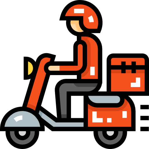 moto de delivery